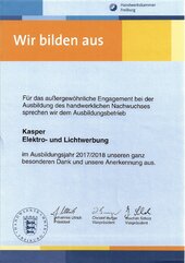 Ausbildungsurkunde